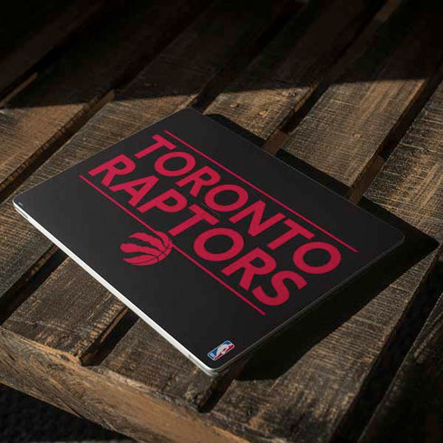 NBA Toronto Raptors Standard - Black Surface Laptop 2 Skin